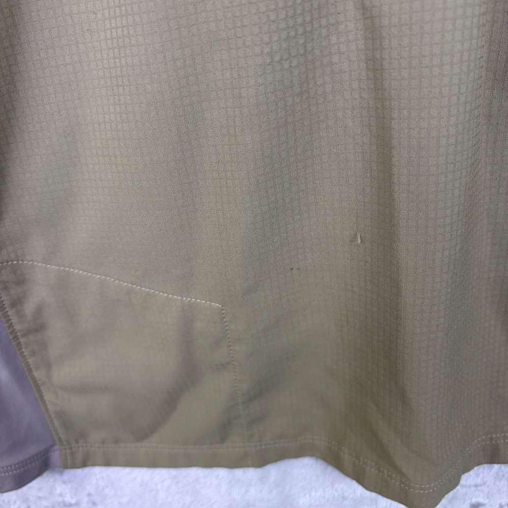 Simms Fishing Shirt XXL Ripstop Long Sleeve Green Mens Snap Utility Outdoor Top - Picture 12 of 13